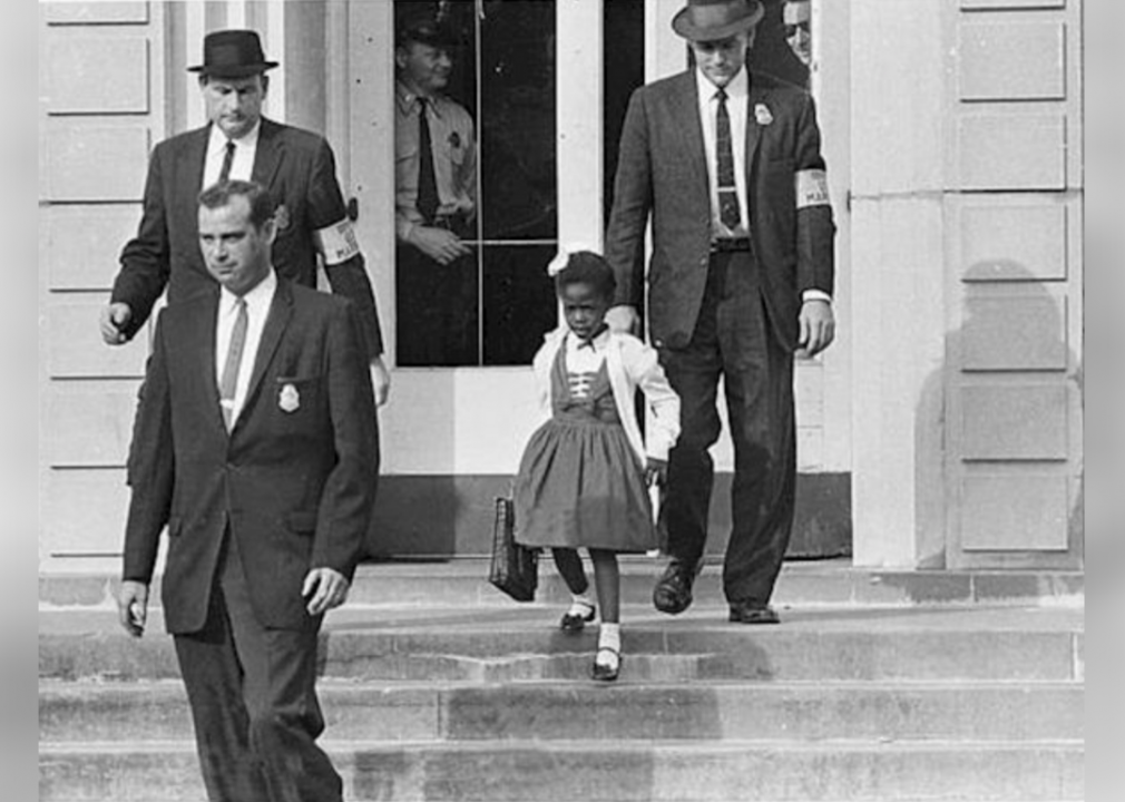 1960: Ruby Bridges integrates Louisiana schools